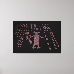 Spider Woman and Coyote Canvas Print