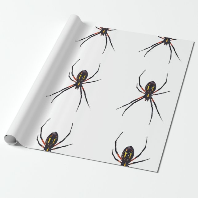 Spider Wrapping Paper  (Unrolled)