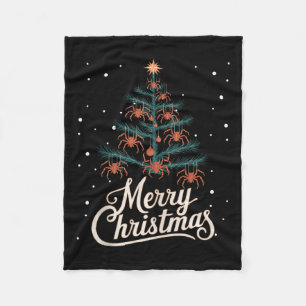 Spider Xmas Tree Spiders Christmas Tree Tank Top2  Fleece Blanket