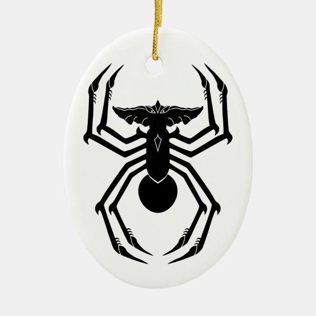 SpiderGremlin Ceramic Ornament (Front)