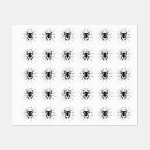 SpiderGremlin's Web Custom-Cut Vinyl Stickers