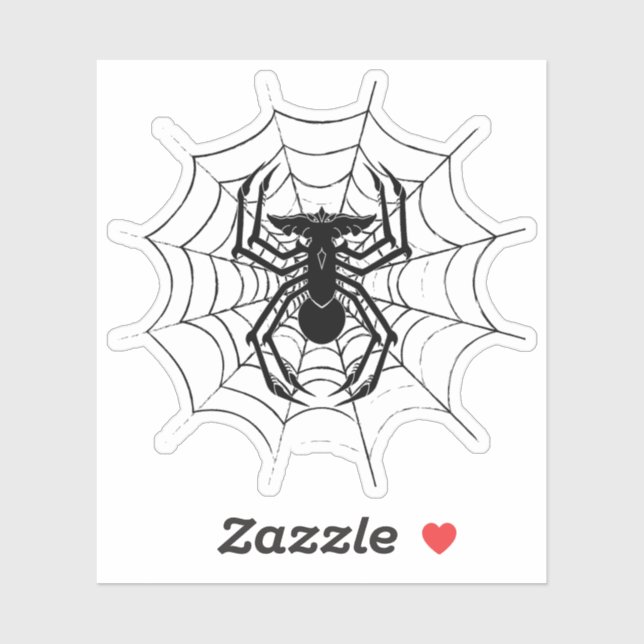 SpiderGremlin's Web Custom-Cut Vinyl Stickers (Sheet)