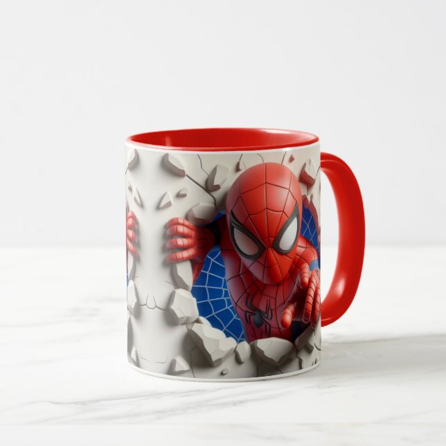 Spiderman 3D mug (Front Right)