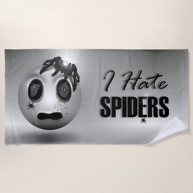 Spidermoji Beach Towel (Front)