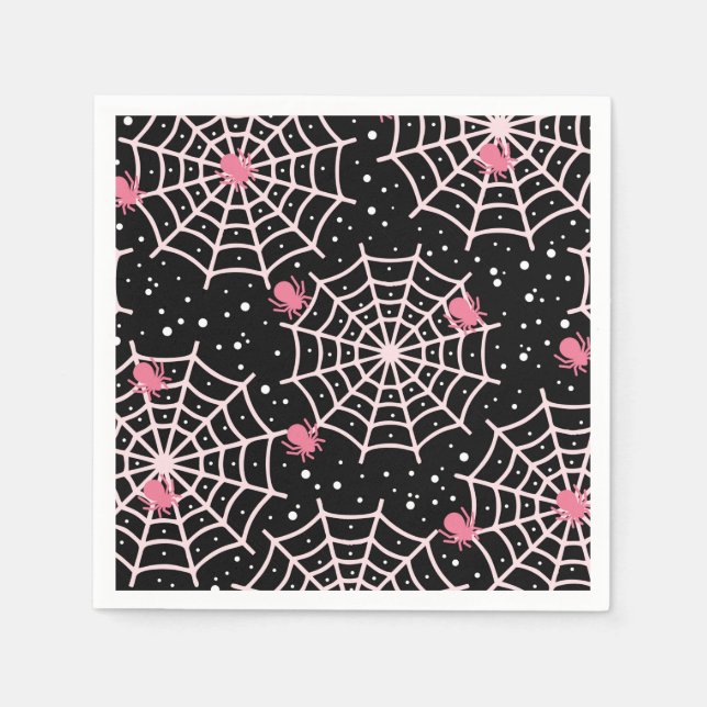 Spiders and Webs Napkin (Front)