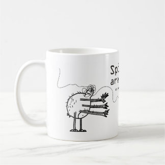 Spiders are cool. coffee mug