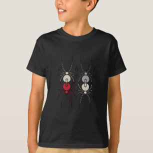 Spiders - Bone White and Bat Black T-Shirt