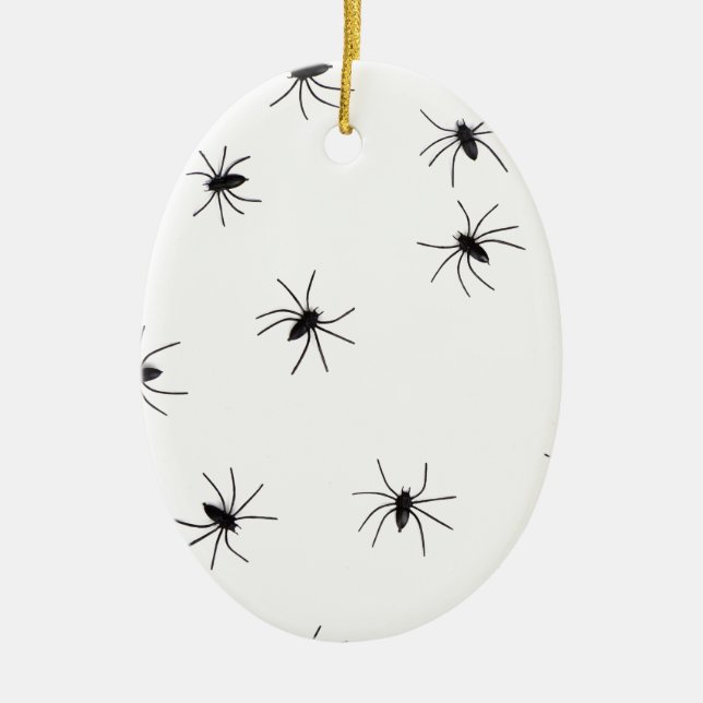 spiders ceramic ornament (Front)