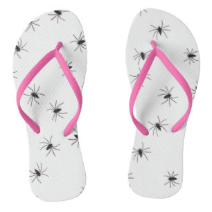 spiders flip flops sandals shoes