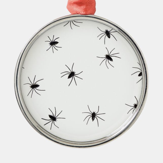 spiders metal ornament (Front)