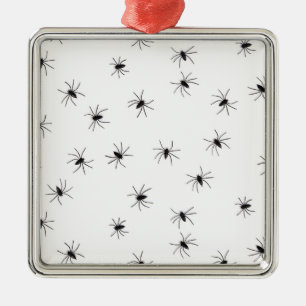 Spiders Metal Ornament