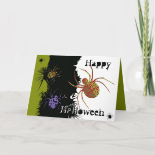 Spiders 'N Patterns Card