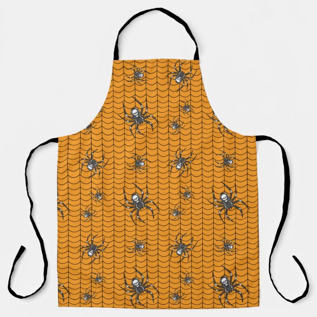 Spiders on Parade All-Over Print Apron (Front)