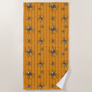 Spiders on Parade Beach Towel