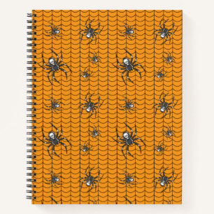 Spiders on Parade Spiral Notebook