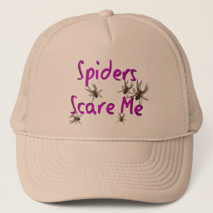 "Spiders Scare Me" T-shirts and Gifts Trucker Hat