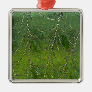 Spiders Web Metal Ornament