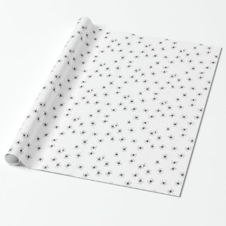 spiders wrapping paper