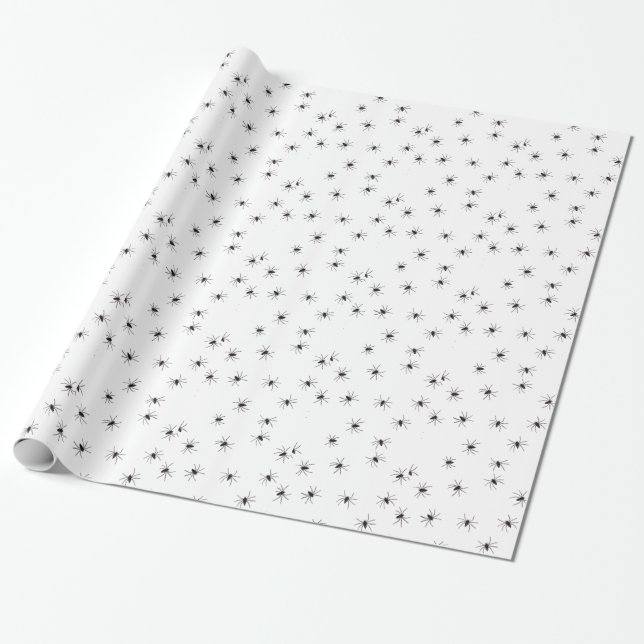 spiders wrapping paper (Unrolled)