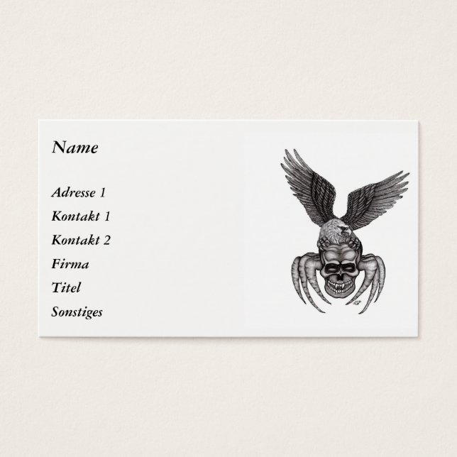 Spiderskull with Eagle (Front)