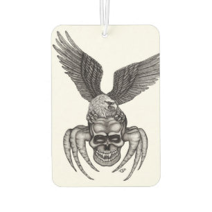Spiderskull with Eagle Air Freshener