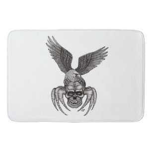 Spiderskull with Eagle Bath Mat