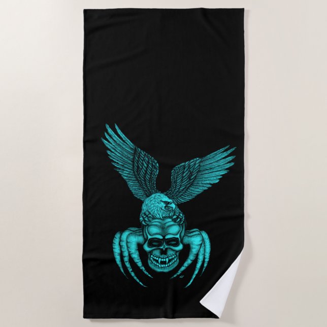 Spiderskull with Eagle Beach Towel (Front)