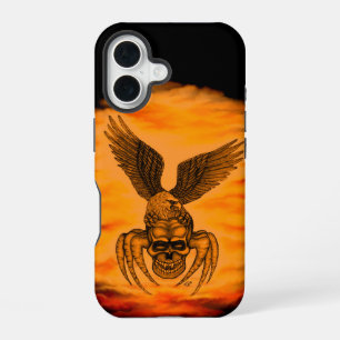 Spiderskull with Eagle iPhone 16 Case