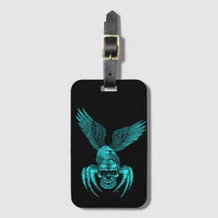Spiderskull with Eagle Luggage Tag