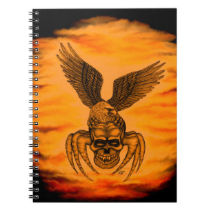Spiderskull with Eagle Notebook