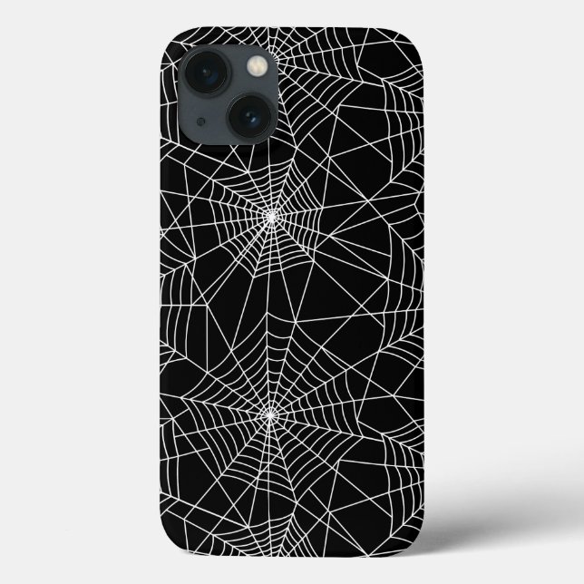 Spiderweb Black and White Halloween Case-Mate iPhone Case (Back)