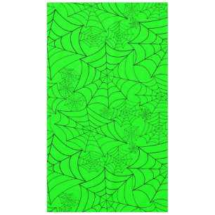 spiderweb halloween gothic spider web acid green tablecloth