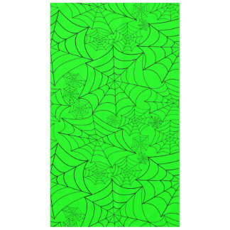 spiderweb halloween gothic spider web acid green tablecloth