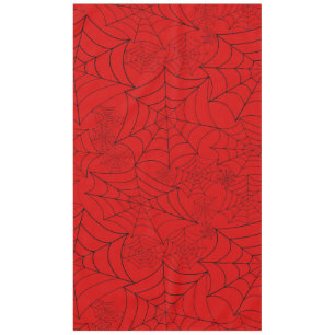 spiderweb halloween gothic spider web red tablecloth