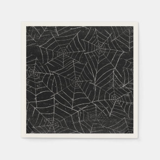 Spiderweb Halloween Party Napkin