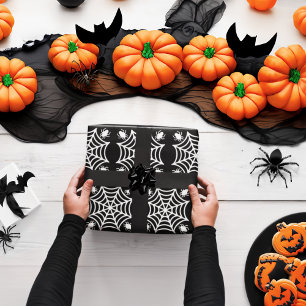 Spiderweb Halloween Wrapping Paper
