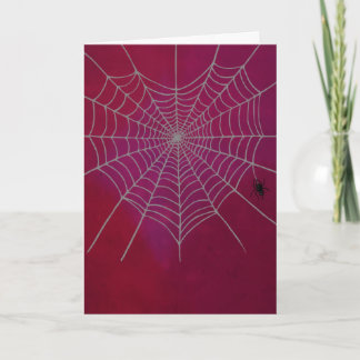 Spiderweb Heart Holiday Card