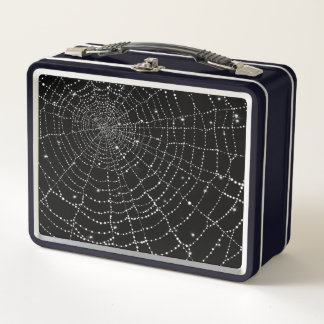 Spiderweb Metal Lunch Box