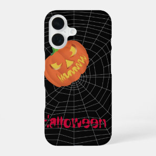 spiderweb on Black iPhone 16 Case