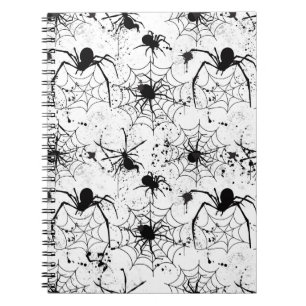 Spiderweb Pattern Halloween  Notebook