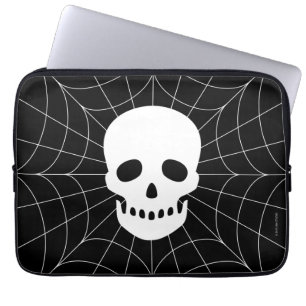 Spiderweb Skull Electronics Bag