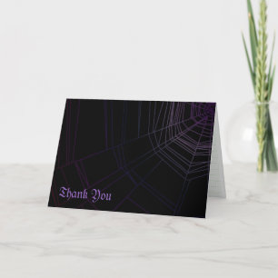Spiderweb Thank You Card