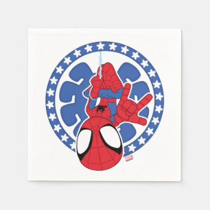 Spidey Americana Spider Icon Napkin