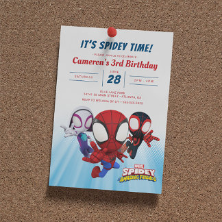 Spidey and His Amazing Friends Birthday Shirt sold by Cheryl, SKU 196325