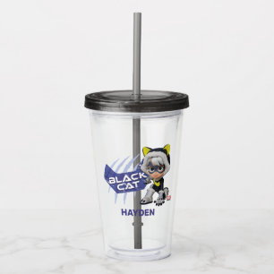 Spidey and his Amazing Friends Black Cat Acrylic Tumbler