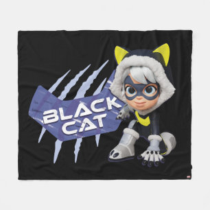 Spidey and his Amazing Friends Black Cat Fleece Blanket