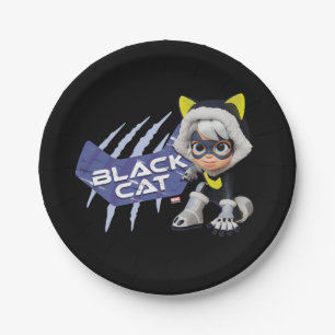 Spidey and his Amazing Friends Black Cat Paper Plate