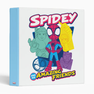 Spidey and his Amazing Friends Colour Collage Binder