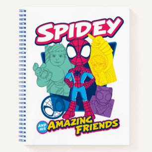 Spidey and his Amazing Friends Colour Collage Notebook