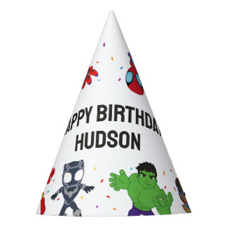 Spidey and His Amazing Friends Confetti Birthday Party Hat